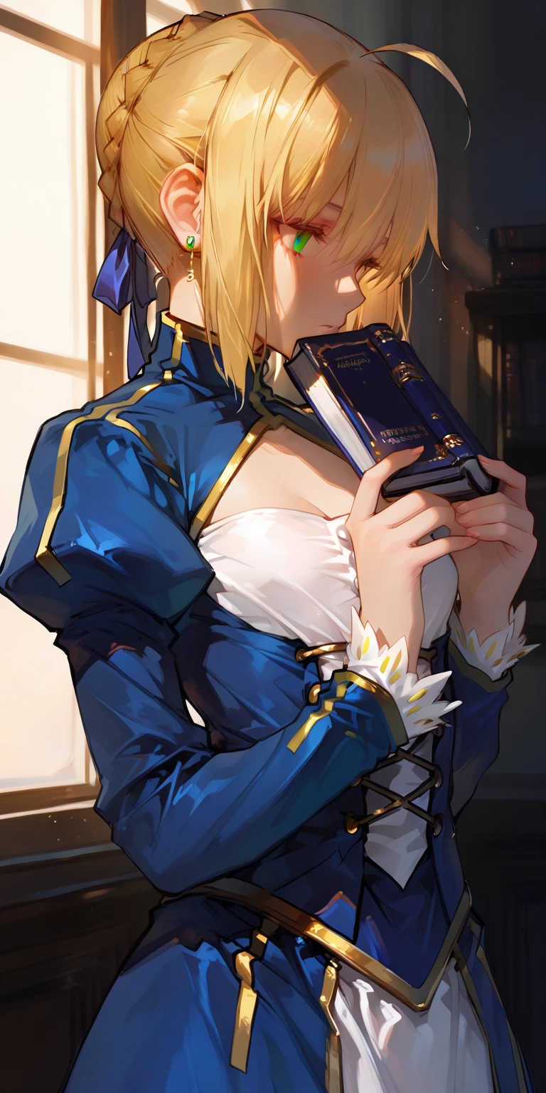 (Marco),Perfect ,don quixote \(limbus company\, Naked、Blonde hair, a beauty girl、eye glasses、middlebreasts、Short hair, hair between eye, Orange Eyes、Neat white blouse、Stuffing collar、cleavage of the breast、a necklace、Breathless、pierced nipple、Chain scientist hat from the nipple、Basketball Hand、armor、`She has a book and a phone、(college campus )、Upper Body Up、hiqcgbody