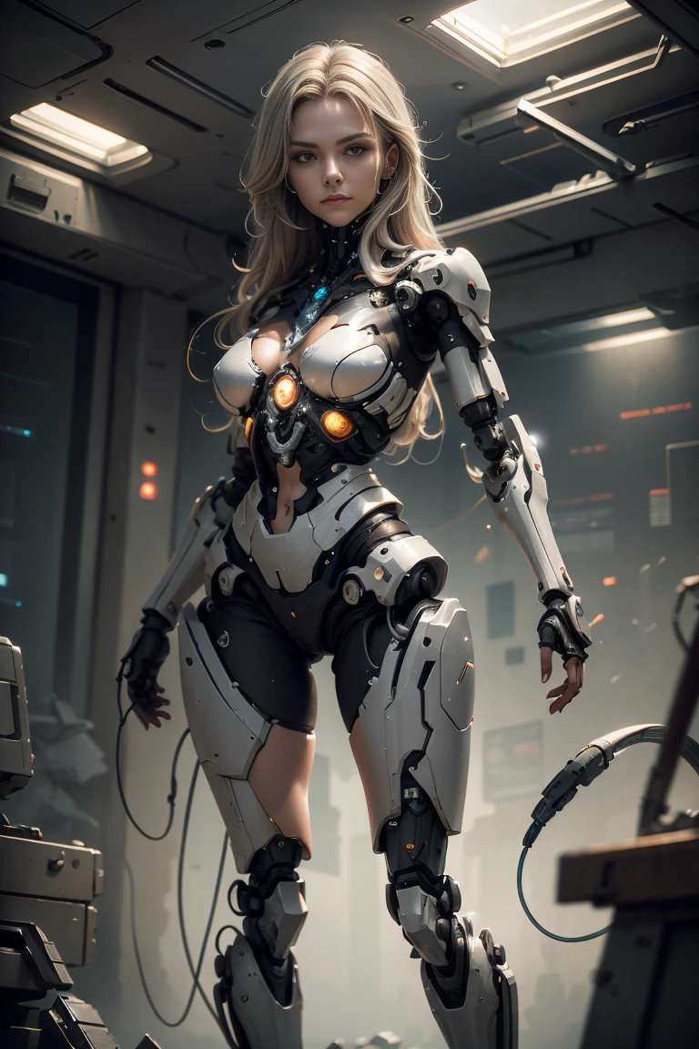 Cyborg Girl, ,thin micro bikini, cyborg implants ,beautyful face, beautyful body, perfect anatomy, sharp picture,