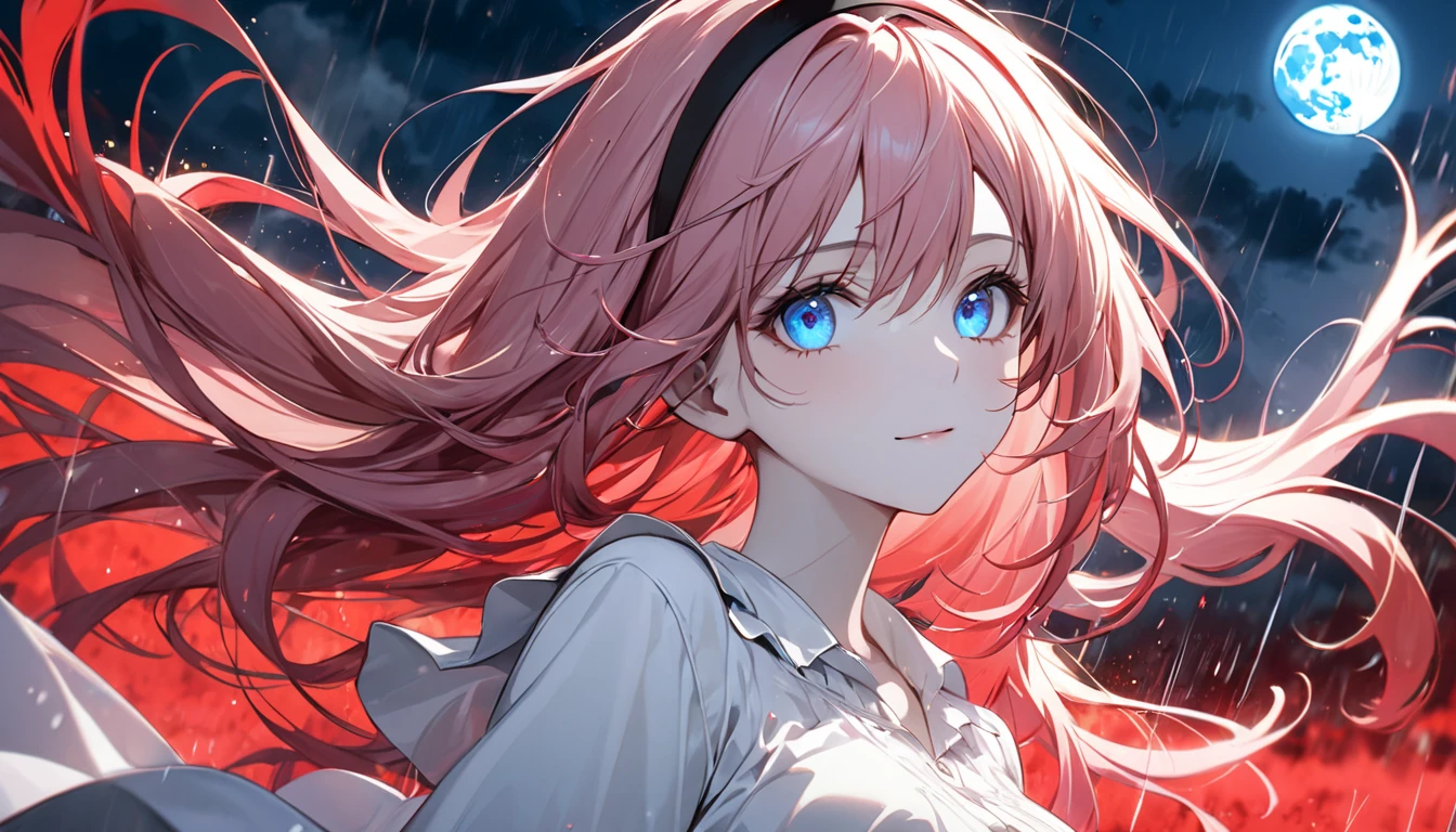 (2D Animation Style: 1.4), (Japanese Animation: 1.9), HD, (Golden Lighting: 1, 4), White Skin, Full Image Light, Horns, (Clear Eyes), White Sunlight, Hair Glowing, (((Falling Raindrops))), (Dear in Franks\), Dear in Franks, 1 girl, bangs, shadows, Danphoenix eyes, small eyes, long hair, Looking at the audience, closing eyes, (((Full body))), crouching, green_ eyes, water, simple_background, air_bubble, (lighting: 1.3), sun on face, lipstick, makeup, pink hair, red eye shadow, close_up face, girly, tight skin, solo, n-twist, calm, (18 years old), (rich details), (Twist: 1.4), hair full of light to white, white background, (horizontal shoot: 1.3), front face, top-down, close-up, (bokeh), (green eyes), top face, light particles, lighting on face and pink hair, dragon horn, hair band, strong light, delicate skin, delicate light, long eyelashes, fine eyebrows, delicate face, long face, long face, (upper face: 2), closed left eye, ((()😉😉😉😉😉😉), (underwater: 1.5), (diving: 1.2), sunlight, blue sky, sun, waves, (surface)