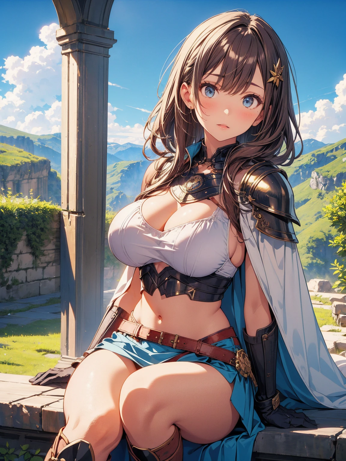 (village country from sky view: 1.2), (many buildings and villages from sky view: 1.1), (landscape village from sky view in front of a giantess breasts: 1.2), (landscape village from sky view on a tiny hill in front of the breasts of a giantess: 1.2), a giantess looming over a landscape village from sky view on a tiny hill, (tiny adventurers: 1.1), (landscape village from sky view on a tiny cliff in front of a girl: 1.1), (landscape village from sky view on a cliff: 1.1), (height_difference:1.2), (size_difference:1.1), giantess girls in the background, simple background, (dark deep forest:1.1), (giantess:1.1), giantess girls in the background, multiple girls, (giantess:1.1), hills, cliffs, dark forest, (giantess:1.2), thief girl, black thief clothing, smug smile, breasts, bra, hanging breasts, (shiny cleavage), (cleavage:1.2), breast squeeze, (sweaty breasts), her nipples are poking out, her breasts are huge and perfect, (nipples:1.1),