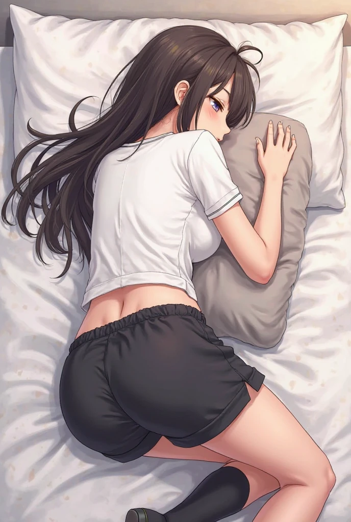 Cute anime girl has a nightmare sleeping with me with big boobs and a even bigger ass who is very curvy
