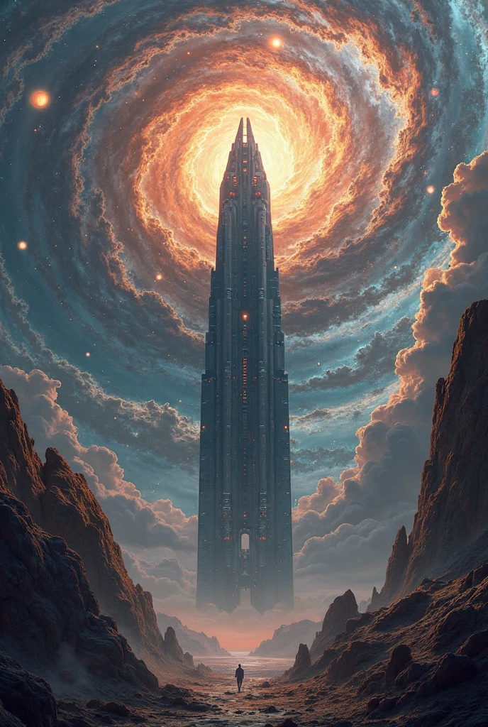 Spiral galaxy、spaceship、4K、8K、extremely detailed depiction in super resolution and HDR、 accurate detail 、bright colors、Digital Paint、masterpiece、Vast Outer Space、Explosive Nebula、A Planet Full of Life、巨大なspaceship、A Realistic Yet Scientific Perspective、Precise Digital Technology、Picturesque、overwhelmingly powerful