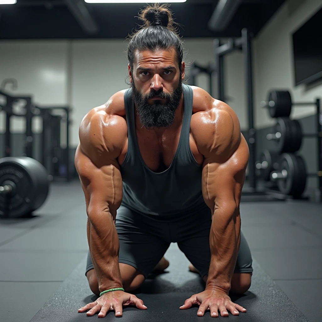 A muscular man