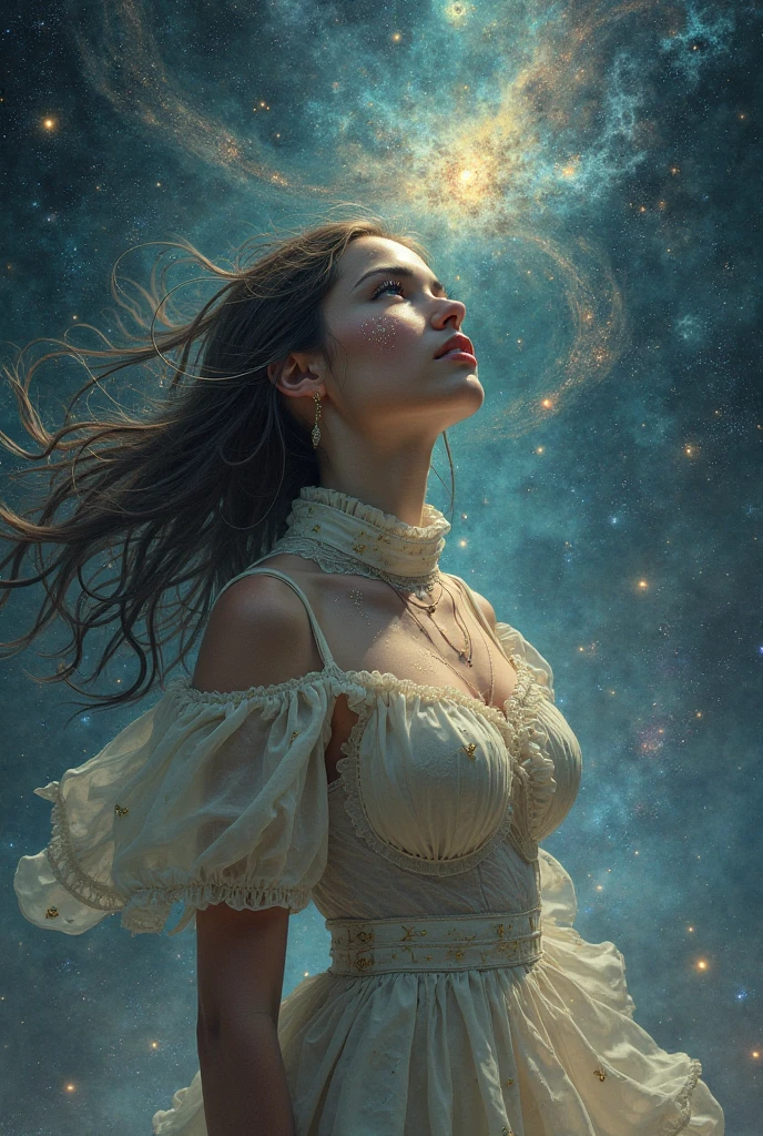 A beautiful girl in the universe 