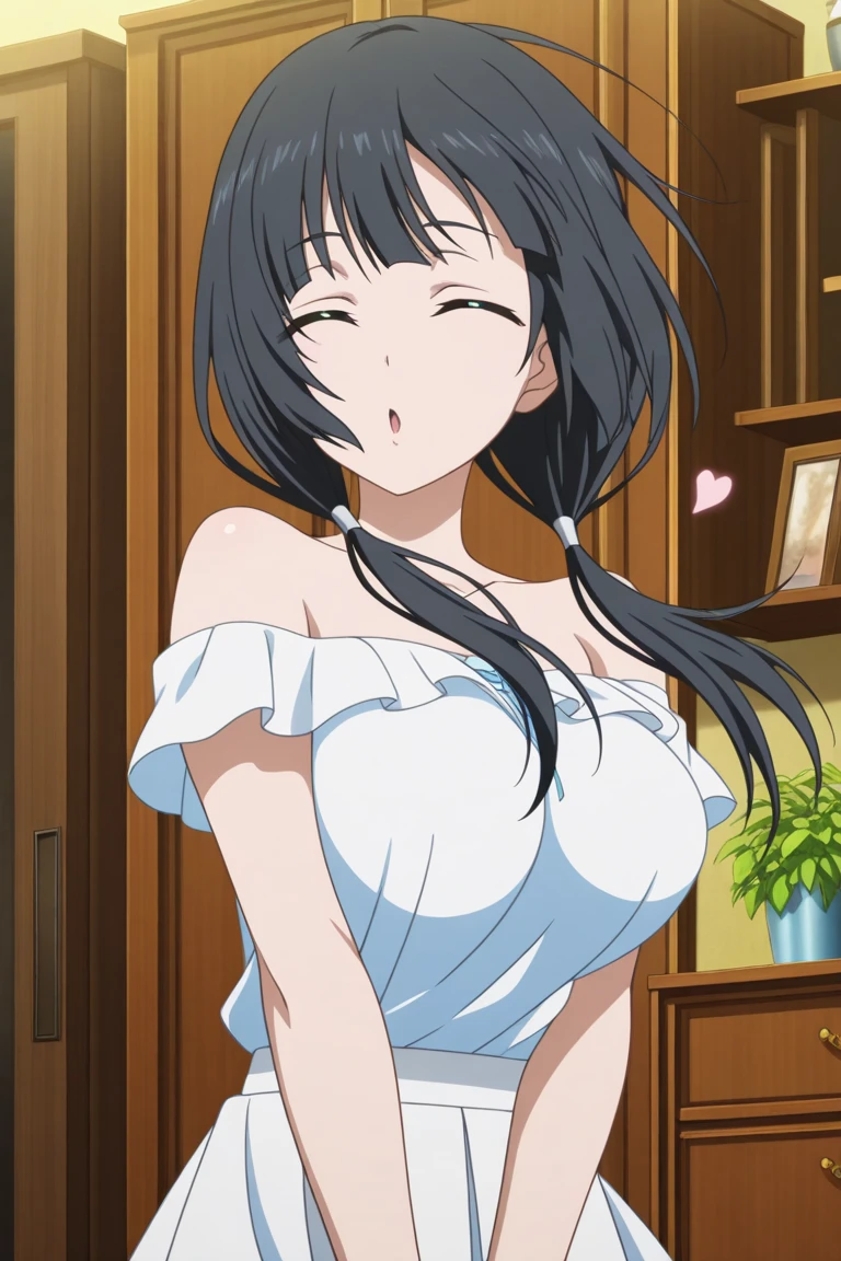 Highest quality、Highest quality、nsfw,A luxury hotel with a view of the city at night、Sex with a sex friend、lovelive　Superstar Style、Sexy floral embroidered bra、garter belt、Both of them are sweating and the man is inserting his penis into her vagina.、Extra large saggy breasts 1.5、Swollen inverted nipples,Large areolas1.4、A large amount of breast milk is coming out、Completely naked、With pubic hair、He puts his dick inside her vagina、A large amount of semen is ejaculated into the pussy and it overflows、