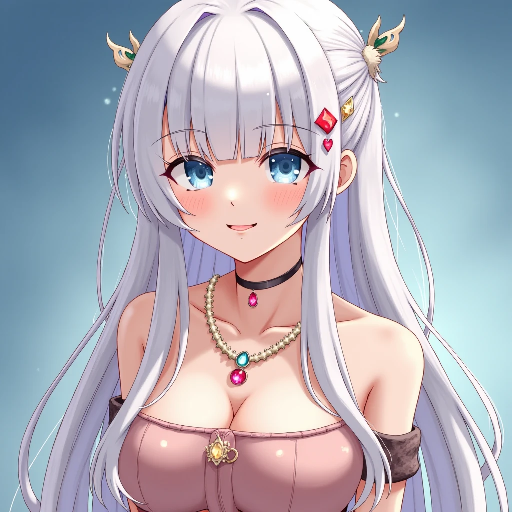 (((masterpiece))),((highest quality)),one beautiful japanese girl,pale, (gem anthropomorphic character: 1.5), (jewelry hair:1.5)、(smile 1.5)、(belly button)、((jewelry clothes:1.5)),(private server), (exposure of skin),(Mine background:1.5).(((from the front:1.5)))、(straight front: 1.5)、(Gemstones embedded in the body:1.5)、