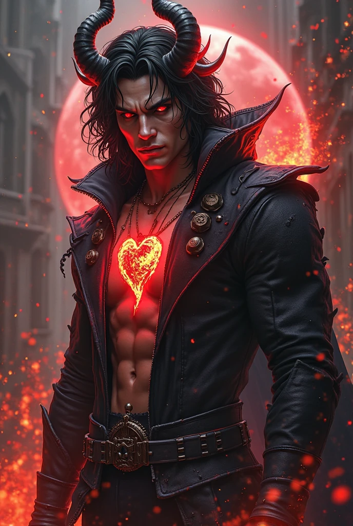 God like man, rugged but wears makeup, gay, Jesus, full of love, sexy, cult leader