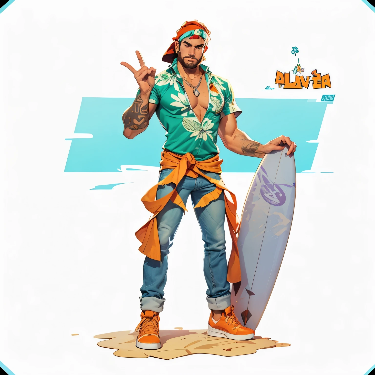 Beach macho