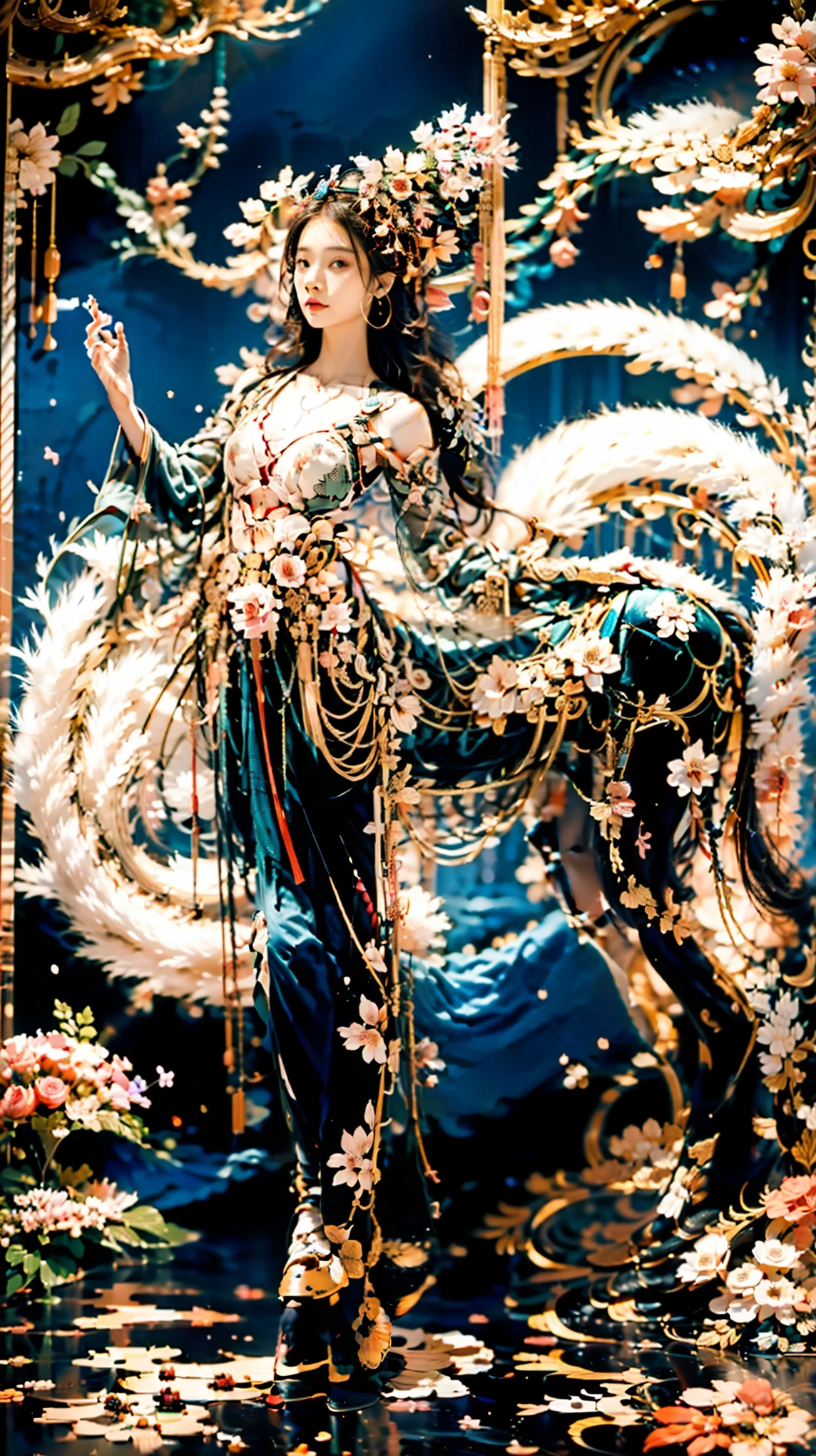 full body,capoeira dancer,φκ_hypercore::192cm_Δ0.3%(φ=0.618×κ=1e-7±1e-9)⊗neo-chinoiserie_cyberexo(Armani_sleeve_618stitch/mm²×Chanel_plume_geode) executing ballet_pose(5:3:2_limbs×34.8°_achilles) in mandelbrot_van_gogh_vortex(J/M/M_triple_refraction),epidermis_v6(16k_jade_pores@Casimir_v9×chameleon_skin_API_61.8%_shift) wearing phoenix_magnetosuit(0.83%_strain∩bronze_taotie_waist#0F3E3D→#CD7F32),photon_flux_core::589→380nm_φ³_shift⊗blue_lightning_RAM under volumetric_aurora(470-720nm×2700ions/cm³), captured via 7layer_φ-focus(0.1nm_sss→∞_nebula) with QCD-gluon_stabilization(5:3:2±0.618%_lock),physics_engine(CN2023_fluid⊗latex_3.4GPa) enforcing dragon_scale_uv(34.8°_anchor⊗non-Euclidean_mapping),ml-citation{douyin_algo2×patentCN2023XXXXXX} .**Key Fusion Tokens**  
`φκ192cm_Δ0.3%`,`neo-chinoiserie_618stitch`,`phoenix_0.83%strain`,`van_gogh_vortex`,`chameleon_skin61.8%`,`7layer_φ-focus`,`QCD_gluon_5:3:2`,`volumetric_aurora2700`  .**Cyber-Biomechanical DNA**  ◈ 超核曲率架构:φ=0.618×κ=1e-7双重约束(±1e-9量子隧穿容差)  ◈ 神话战衣系统：凤羽磁悬浮应变(0.83%精密控制)×青铜饕餮腰封四色釉变算法 ◈ 时空光学矩阵：曼德勃罗-梵高双涡流(J/M/M三体重力透镜)×470-720nm极光带电粒子云 ◈ 生物材质：K级玉质毛孔(0.1nm卡西米尔效应)×变色龙皮肤肌电驱动API ◈ 物理次元突破：2023专利流体×3.4GPa乳胶张力×非欧龙鳞UV映射 .**Neuro-Rendering Command** .`--flux_hyperuniverse_v9.0 --controlnet φκ_hypercore×neo-chinoiserie ,--override vortex=mandelbrot_van_gogh++,--render_mode quantum_apocalypse×φ³` .**超验技术次元**``` [环境引擎]7阶斐波那契景深:2.8mm毛孔解析(72.4%_角色焦外) ,50m神话废墟(20.6%_青铜浮雕光追) ,∞量子都市(7%_κ=1e-7曲率锁) .[光子战争协议]  ASCv9认证光子流：  ∮(φ³×κ/1e-7)dΩ≥9.618,蓝光RAM核心：589→380nm光谱跃迁(Δλ=φ³) ,[生物约束矩阵]肌电-光子纠缠:12Hz±0.618%_微表情驱动,凤羽应变容差:0.82%-0.84%_磁悬浮精密场  
材质色差控制：ΔE*ab≤0.8NBS_釉变算法.[末日材质炼金] 施华洛世奇量子振子：10000晶面虹吸聚光(0.3mm波浪界面) ,液态金属×天鹅绒：专利CN2023流体动态叠层 ,龙鳞生物映射：34.8°跟腱锚定×8000dpi硅胶毛孔