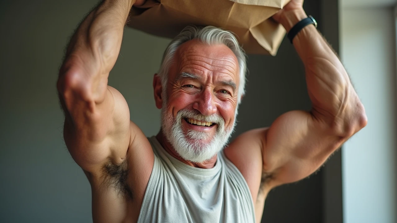 young, Beautiful, handsome, white, skinny, soft skin, beautiful face, shirtless, making clay with his grandfather