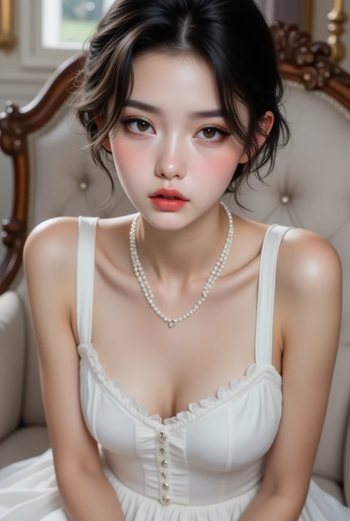Jenny, 16K, Ethereal beauty, 16K maximum quality, maior qualidade, mais alta qualidade, Qualidade e detalhes mais perfeitos, Rosto perfeito e beleza