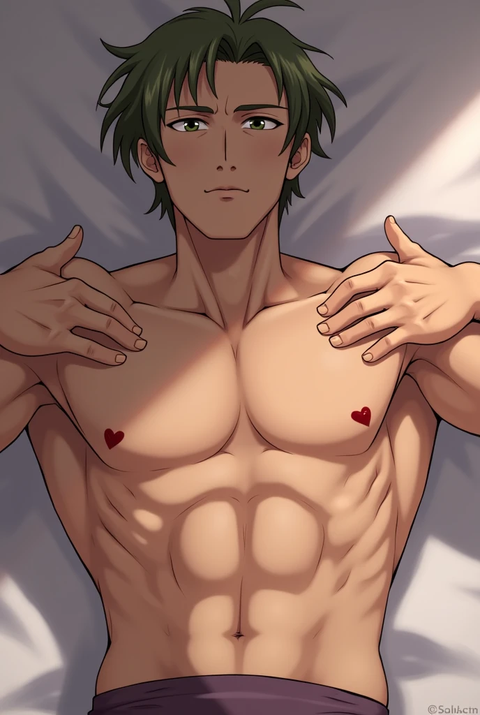 1boy、Handsome Men、Japanese male, 、Completely naked、Full nudity、erection、Huge penis、Highest quality、Realistic、beautiful、Sad look、Being examined at a hospital、A doctor in a white coat with a syringe next to him、Arms above head、Photo Quality