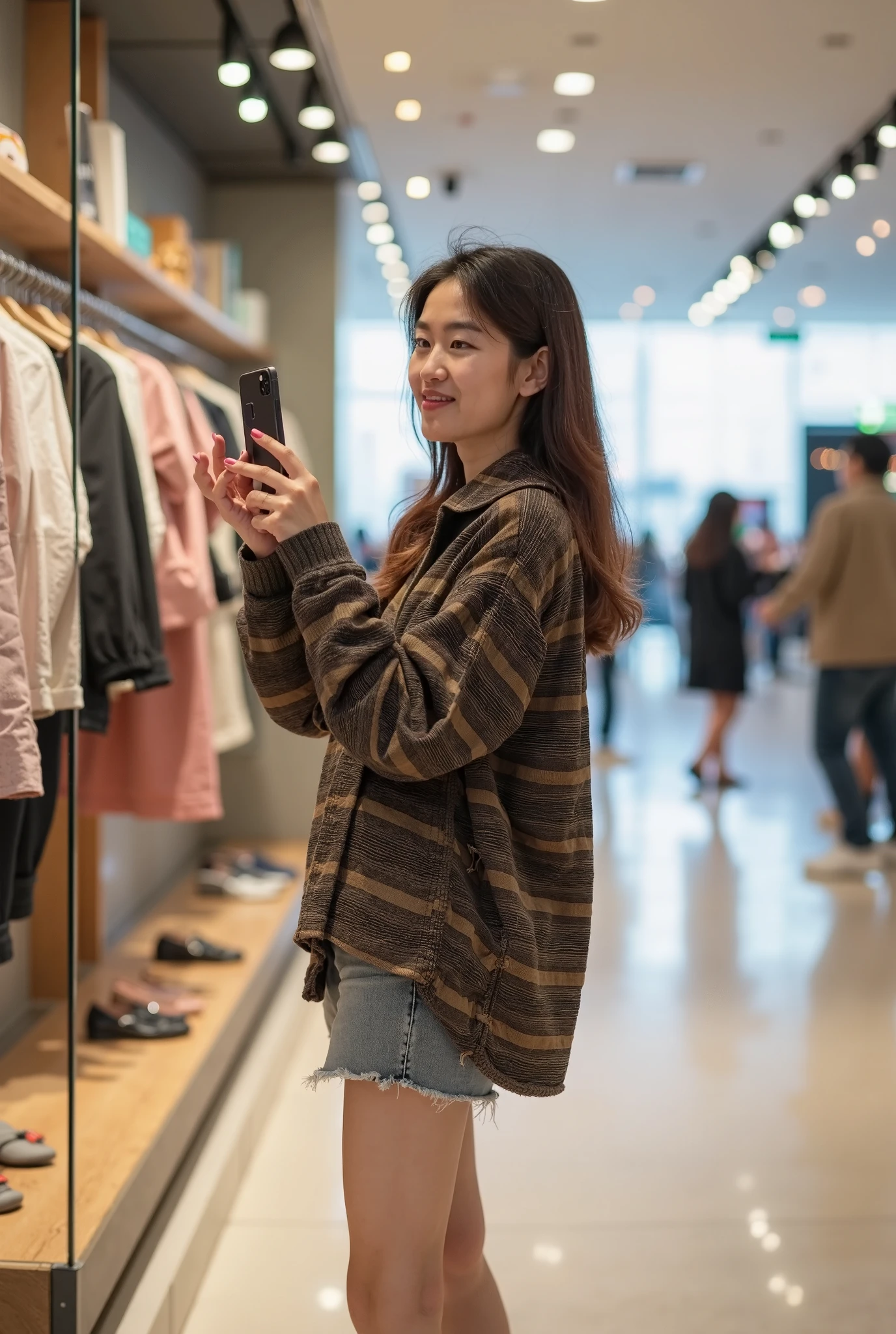 There are two women taking a selfie in a store, candid picture, em um shopping, em um shopping, Selfie, candid photo, foto Selfie, Selfie!!!!!, aparecer em um shopping center, fotografia Selfie, foto para uma loja, Selfie apaixonada, Looking at camera!!!, Lojas, taken with the best dlsr camera, pessoas fazendo compras, Tomado com Sony Alpha 9