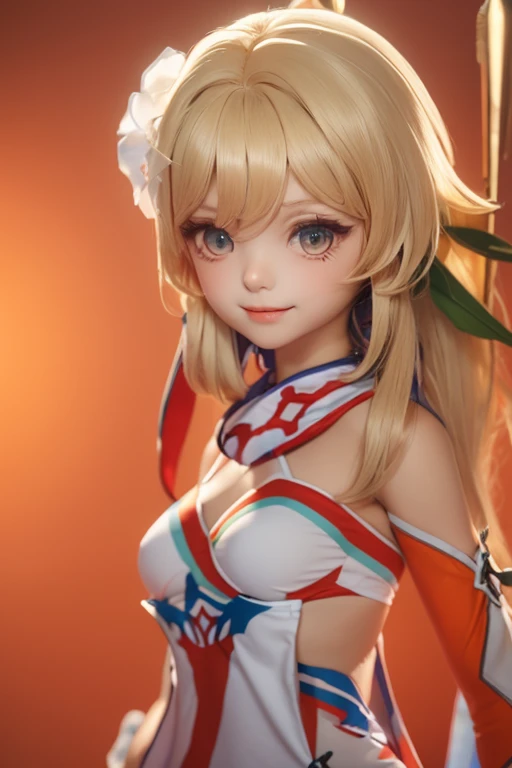 Lumine Genshin Impact,3D