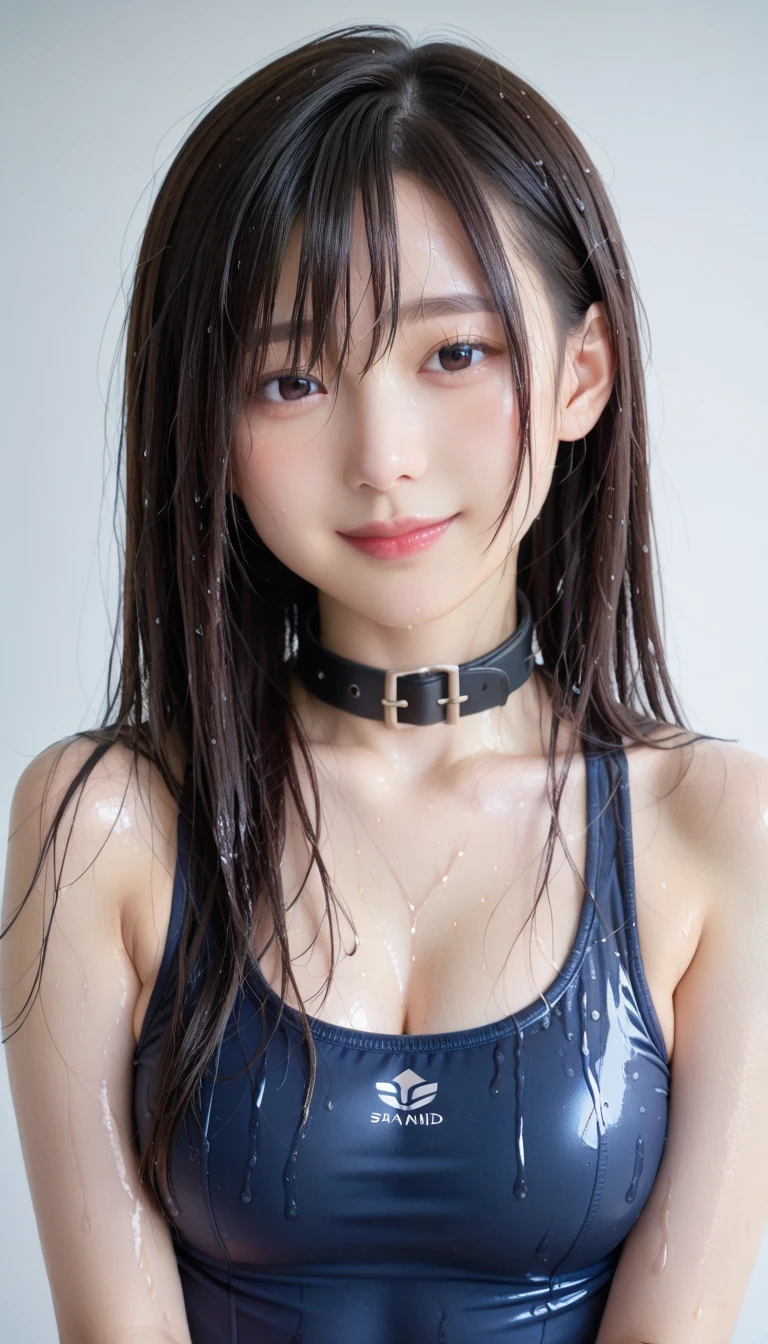 (best quality:1.2), masterpiece, Realistic, Ultra-high resolution, ((a beautiful Japanese idol 12 years old woman:1.2)), (Gaunt:1.3), (((Very flat chest:1.4))), ((Baby Face)), ((upper body)), (nup, cheerleader:1.2), (show me your armpit:1.2), (sweaty armpit:1.1), ((Armpits are wet and shiny with sweat)), She has skin that sweats easily Soaking wet, Sweaty, (I can see my pores:1.2), topless, solo, smile, standing, looking at viewer