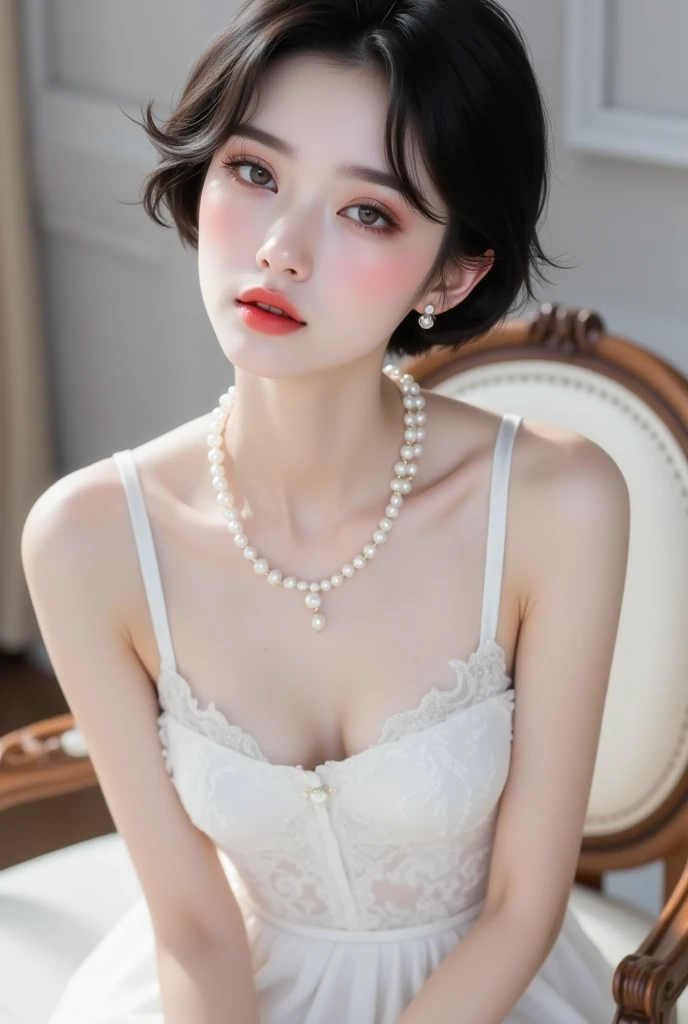 1japanese idol girl,(kawaii, moe, cute:1.1),black medium wavy hair,beautiful cute face,round face,baby face,large eyes,(chubby:0.7),(narrow waist:1.1),huge breasts,small face,(necklace:1.1),earrings,
BREAK
((secret private:1.2) snap photo:1.3),
(friendly and pretty girl next door:1.3),
(sexy blue casual silky small thong:1.4),(topless:1.5),(nipples:1.4),
(at living room:1.2),
BREAK
(erotic lewdness feeling:1.3),(after sex:1.1),
(dynamic pose:1.3),(dynamic angle:1.3),
(posing like porn actress:1.1),(full body:1.2),(standing:1.3),
(moist eyes:1.3),(flushed face:1.2),(orgasm seductive facial expression:1.3),(open mouth:1.2),(screaming:1.2),(seductive smile),
BREAK
(absurdres:1.3),(ultra detailed photograph:1.5),(detailed face and skin:1.3),(ultra high res:1.5),(photorealistic:1.5),hyperrealistic photography,best quality,symmetric clear eyes,well-groomed face,(ray tracing:1.3),
