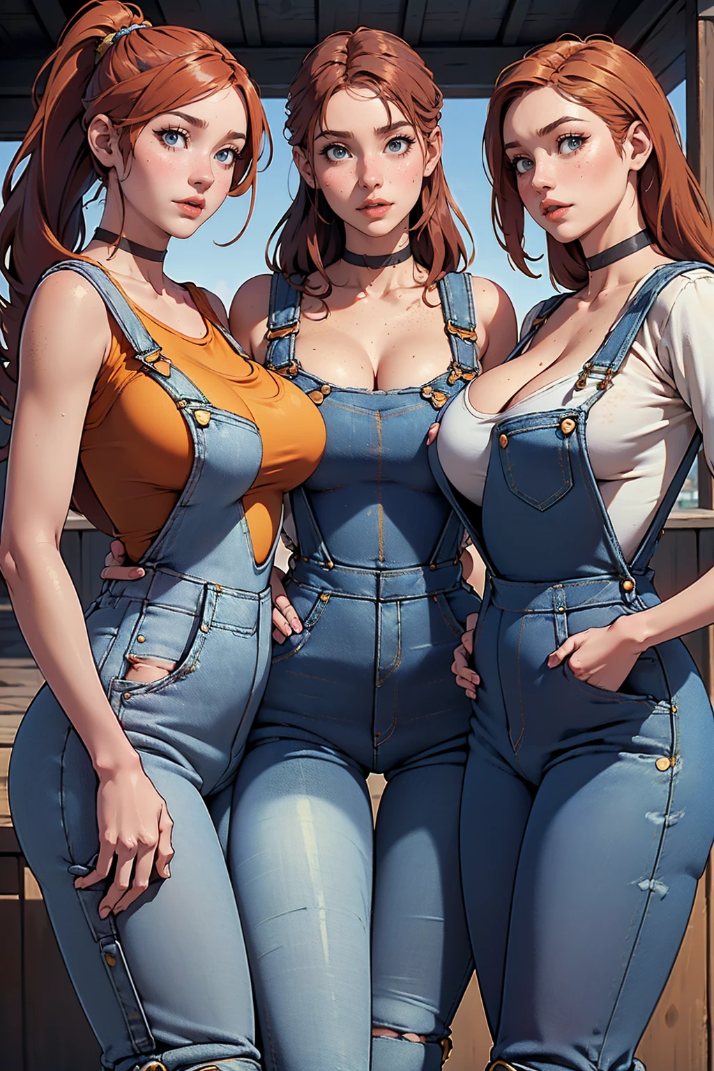 Motor Unreal 5,hiper HD,ultrahigh-resolution,HighestQuali, 8k, tmasterpiece,1个Giant Breast Girl, cammy white de Street fighter 5,sorriso,maquiagem leve,exquisite facial features , corpo inteiroesbian,Postura rechonchuda,face hiperdetalhada, olhos hiper detalhes,olhos muito azuis, Ultra-delicate hands, Dedos ultra-delicados,pele lisa,seios grandes,Bunda grande,Long buttock,coxa grossa,cintura fina,pele natural,Abdomen is flat, jeans curto,Cotton vest with suspenders,na caverna,cachoeiras distantes,raios de sol,luz natural,Ambiente luminoso,dynamicposes