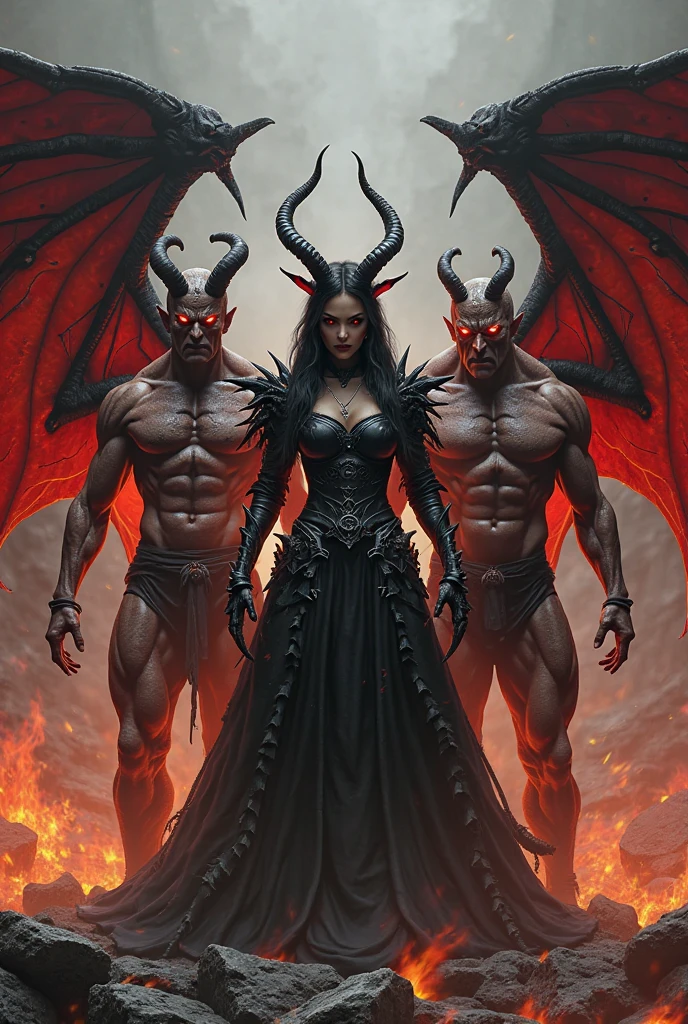 Demonic style anime characters 
