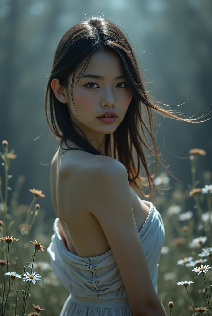 1 Girl,Solitary, best quality, 超high resolution, (Reality:1.4), masterpiece, high resolution, The original, Extremely detailed wallpaper,Huge breasts,