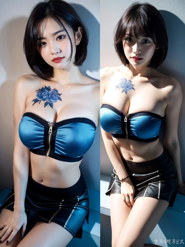 8K, Top Quality, Intricate Details, Ultra Detail, Ultra High Resolution, Masterpiece, close up shot, (full body: 1.1), (()), Slender, Smile, (Makeup: 0.4), ), (Fluffy Eyes: 1.21), (((( kickboxing, kick boxing)))), 1girl, solo, 1 girl, ((blue hair, short hair, bangs,, , green eyes,)), close up shot, , ((tall)), (((fit body))), (((slim face))), sharp face, ((, naked )) , (detailed face), sharp face, small lips, (( kick boxing, kickboxing, kicking, kick)),
((, )), , ((,)), detailed face, detailed breast, detailed hands , detailed fingers, ((large breast, huge breast)), detail ass, Narrow Waist, Skinny, slim tall , 195 cm tall, Muscular, Navel, Exposed Abdomen, Pointed Chest,, Beautiful girl with accentuated slender abs: 1.4, Six Pack Abs: 1.4, Bust Botox, Big, Perfect Body, detail leg, (( dark background)), black background,