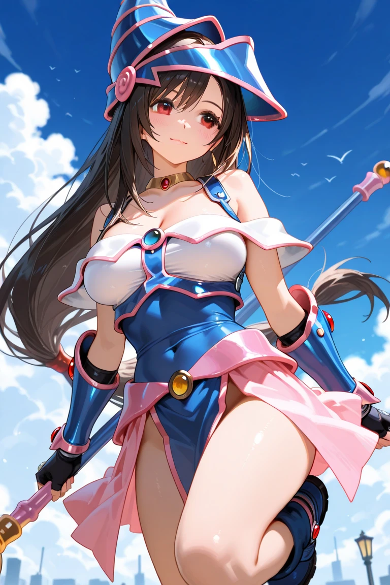 beidou, <lora:beidou-lora-nochekaiser:1>,
beidou, black hair, (eyepatch:1.5), hair ornament, hair over one eye, hair stick, long hair, one eye covered, (red eyes:1.5), (small breasts:1.2), <lora:talkmouth_I_v100:1>,
BREAK black gloves, boots, capelet, cleavage, fingerless gloves, gloves, high heel boots, high heels, highleg, highleg leotard, leotard, thigh boots, (pelvic curtain:1.5),
BREAK outdoors, sea,
BREAK looking at viewer, (cowboy shot:1.5),
BREAK <lyco:GoodHands-beta2:1>, (masterpiece:1.2), best quality, high resolution, unity 8k wallpaper, (illustration:0.8), (beautiful detailed eyes:1.6), extremely detailed face, perfect lighting, extremely detailed CG, (perfect hands, perfect anatomy),