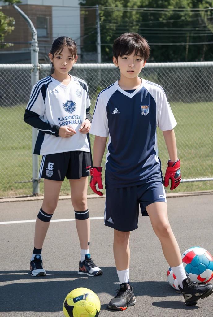 夏休みのprimary school校、primary school5Grade、Japan Boy、hot day、A boy on the move、Short sleeve gym uniform、Blue shorts、physical education、barefoot,(Boy 1.4)、Boys only 、(10Age 1.4)