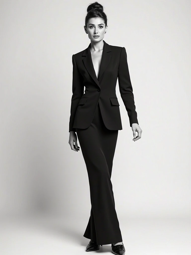 Yelan in black suit