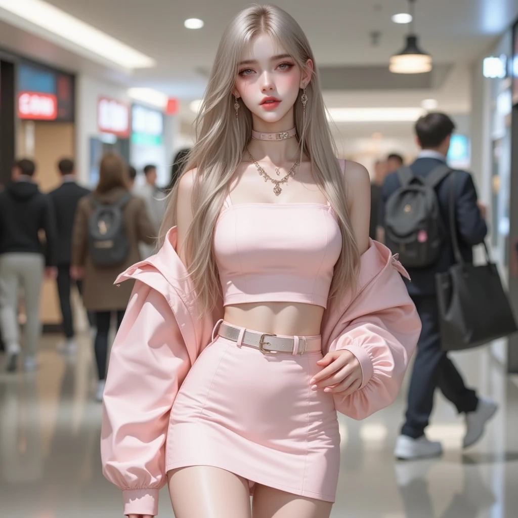 Best quality work,Actual work,Ultra Premium Graphics,8K HD CG Works,High quality graphics,High-definition CG works,10x pixels,Extremely fine detail:1.1,Advanced Technical Details:1.1 Photorealistic,Indoor lighting effects:1.5,Natural light:1.5. Light effects(virtual Light effects:1.8),(short golden-white hair)、(Bob Hair),Clear Eyes,Beautiful double eyelids,Sharp eye makeup, Delicate eyelash makeup, Thin eyebrows, Highly detailed eyes,High nose, Nice red lips, Rose Cheeks, A face with subtle makeup , Cute face, perfectly balanced face,(Advanced Face Detail:1.1),((Girl Standing On Office Floor))、Best quality work,Actual work,Ultra Premium Graphics,8K HD CG Works,High quality graphics,High-definition CG works,10x pixels,Extremely fine detail:1.1,Advanced Technical Details:1.1 Photorealistic,Indoor lighting effects:1.5,Natural light:1.5. Light effects(virtual Light effects:1.8)、 Thin eyebrows,High nose, Nice red lips, Rose Cheeks, A face with subtle makeup , Cute face, perfectly balanced face,(girl in school uniform),A light-toned foundation enhances the clarity of your skin.、)、(Floral dress on off-shoulder white background) 40k, photograph, White skin, highest quality, Tabletop, Ultra-high resolution, (Realistic:1.4), RAWphotograph, (Perfect figure), (slim:1.3), Slim abdomen, Perfect slim figure, Dynamic Pose, alone, Cold light 12000K, Highly detailed facial and skin texture, Fine grain, Realistic eyes, Beautiful fine grain, (Realistic Skin), Charm, 超A high resolution, Surreal,(Tuck up the hem of your skirt)(Lift-up skirt)(White panties are visible)、