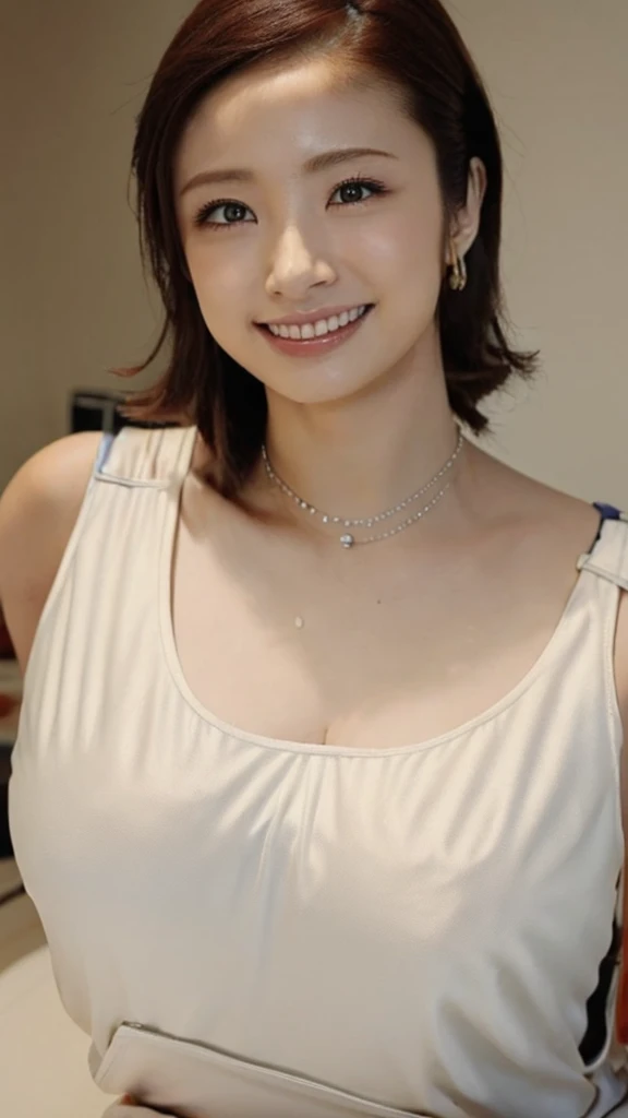 10yo, slender girl, (make up:1.1), (white short camisole:1.2), small breasts, at school room, (upper body shot:1.1), cowboy shot