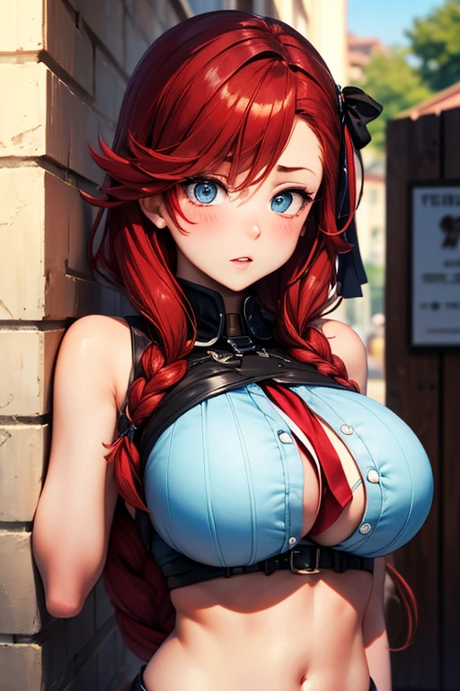 girl, focused, stone road, Kanae \(Demon Slayer\), <lora:xl_underbust_corset-1.0:0.8>, underbust corset, shy, embarrassed,, very thin waist, <lora:bombshell_v1:0.4>,big boobs,slim body,, (8k, masterpiece, best quality, ultra-detailed), (an extremely delicate and beautiful)kawaii, cute, very big eyes, Aesthetic Anime Eyes, small face, large breasts, cinematic lighting, , Intricate, High Detail, Sharp focus, dramatic, masterpiece, best quality, ultra-detailed,