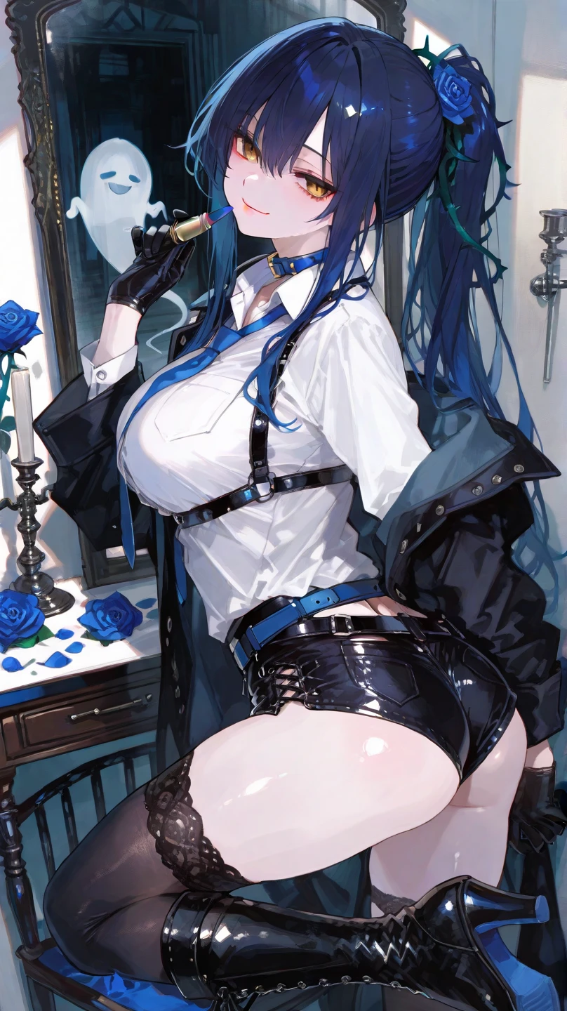 (Masterpiece, best quality, high res、highly detailed cg: 1), ‘Looking for a hooker?’ and a prostitute invites a man to join her. The scene is dominated by a prostitute touting on a quiet, deserted street at night. She is flirtatious with an upward glance. Twin_Turbo_Umamusume, aqua hair, twintails, heterochromia, purple eyes, blue eyes, sharp teeth, ((nsfw)), short stature