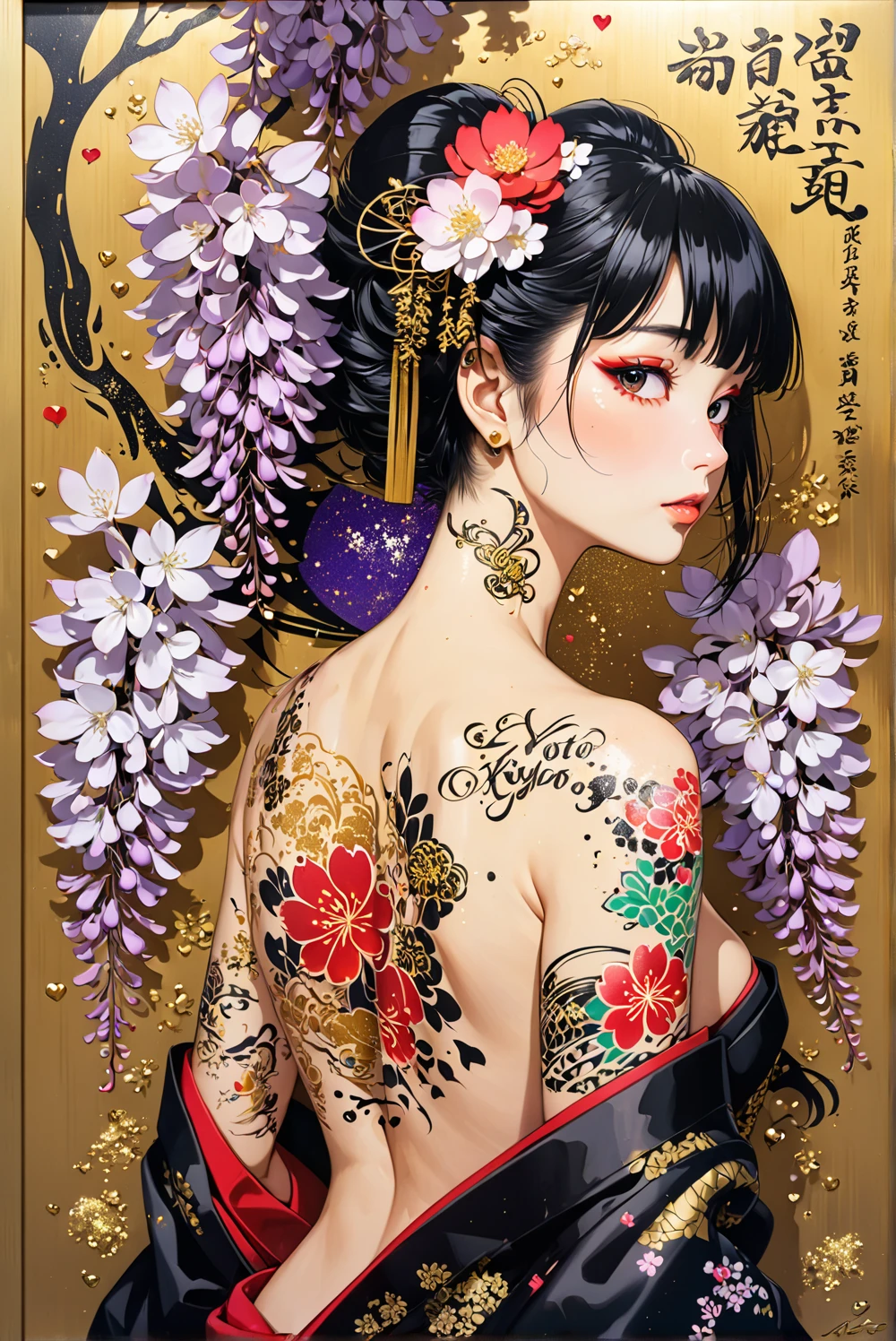 Fume、Lack of strength in the eyes、Do not draw contours、Pale watercolor、