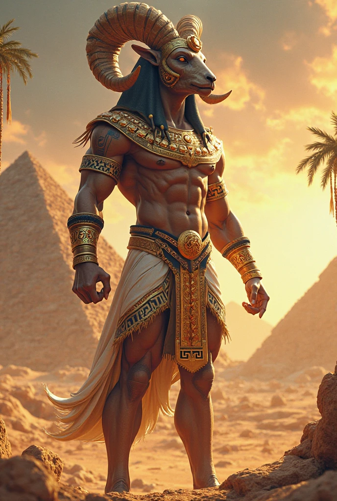 Egyptian god with big dick