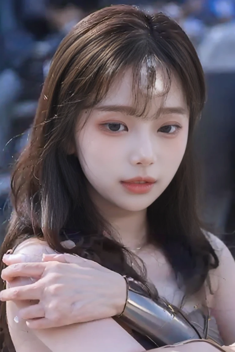 1girl, woman, masterpiece, best quality, highest quality, cinematic lighting, (volumetric lighting), extremely detailed CG unity 8k wallpaper, focused, 8k wallpaper, extremely detailed, ultra realistic, photorealistic, sharp focus, absurdres, (HDR:1.2), (high contrast), photograph, detailed and intricate, instagram, portrait, highly detailed, digital painting, artstation, concept art, smooth, sharp focus, illustration, cinematic lighting, (big breast:1.3), (whole body:1.3), black micro bra, ((looking at viewer, eyes contact)), medium shot, HQ skin:1.3