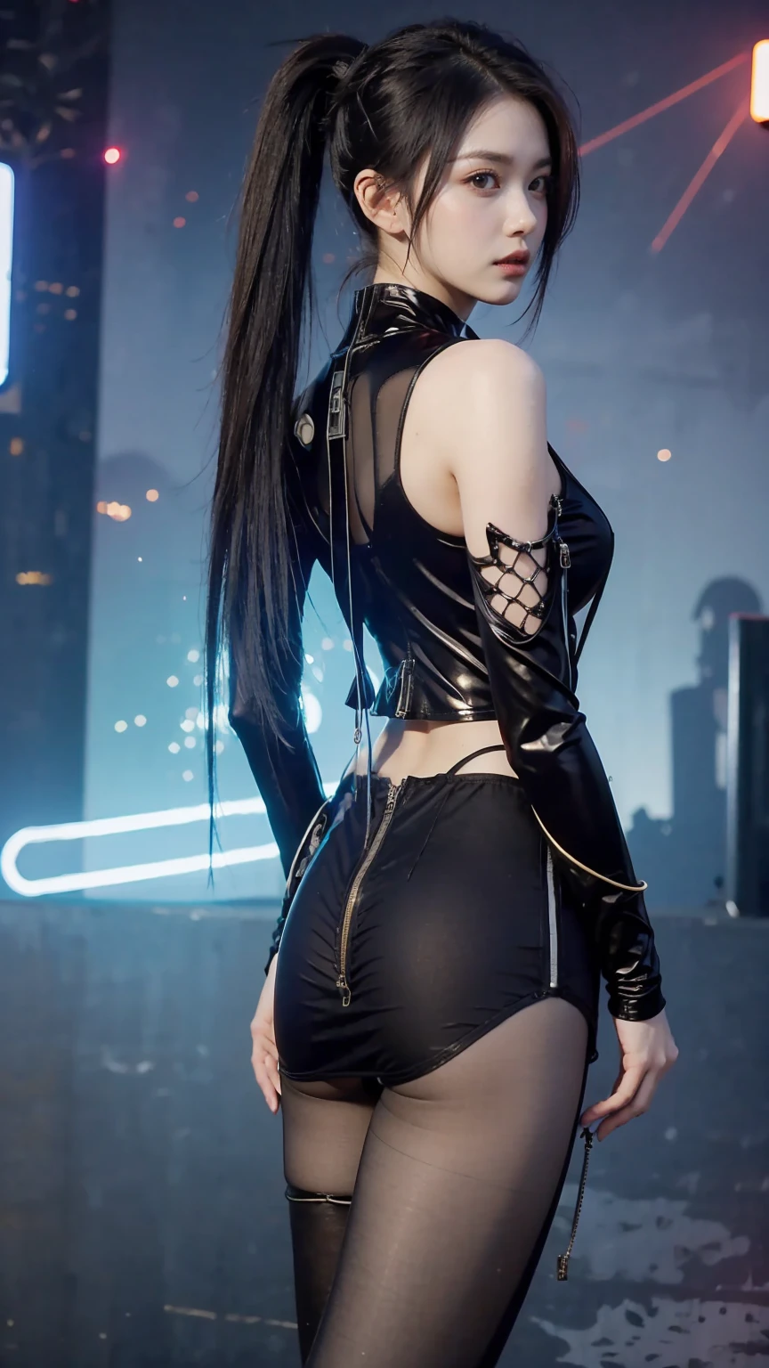 (shibari, Put your arms behind your back:1.4), (Put your hands behind your back), (masterpiece, Highest quality) 1.5, 1 Girl, alone, (sexy, Beautiful woman, Perfect Face, Perfect Eyes), Tifa Lockhart, Black leather dress, sneakers, (Reddish brown eyes, Black Hair, Long Hair), (shibari, Put your arms behind your back:1.4), (Put your hands behind your back)