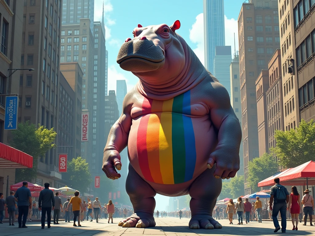 (by darkgem, by boosterpang, by duase,), solo focus, solo, 1boy, male, lion boy, cute, girly, femboy, twink, short boy, looking at viewer, smiling, happy, athletic figure, (hyper hips:1.3), (huge bulge), bulgeJ8, penis outline, large balls, long hair, detailed eyes, pretty eyes, lust, masterpiece, best quality, (pink lace panties:1.4), (topless:1.4), (rainbow socks:1.4), pink sneakers, standing upright, photorealistic, hyperrealistic, ultradetailed, detailed background, photo background, digital drawing (artwork), girly, outside, cityscape, (giant:1.8), (macro:1.6), (crowded:1.4), (figures in background), looking at viewer, stretching, (tail), gts, walking down street, 