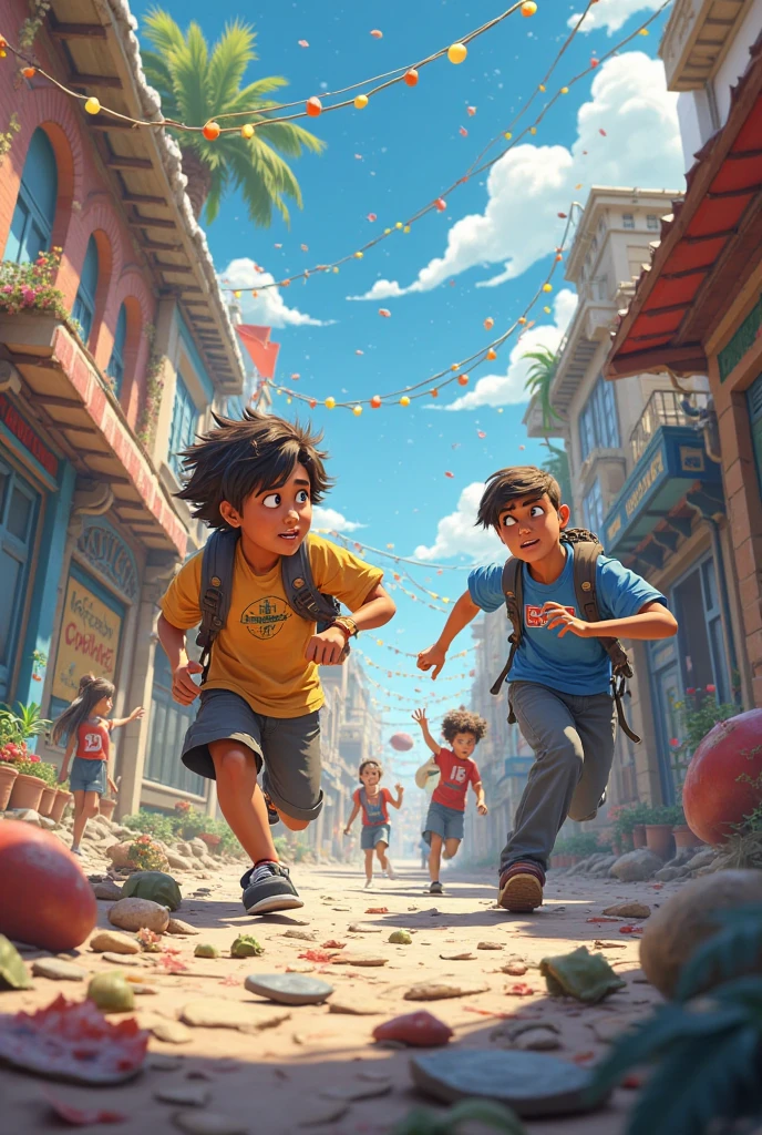 Image of a boy for a story in a YouTube video in Pixar format, He's the little allabester, He's the class leader, He's outgoing, Playful and gets up for a lot of things, cabelo curto