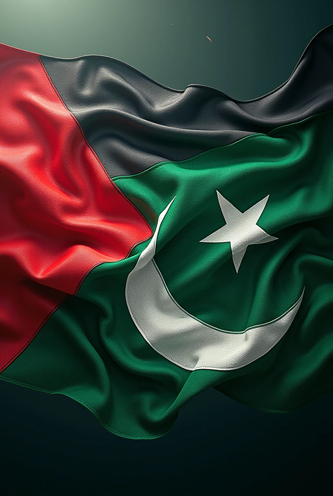 merge pakistan and Palestinian flag🇵🇰🇵🇸