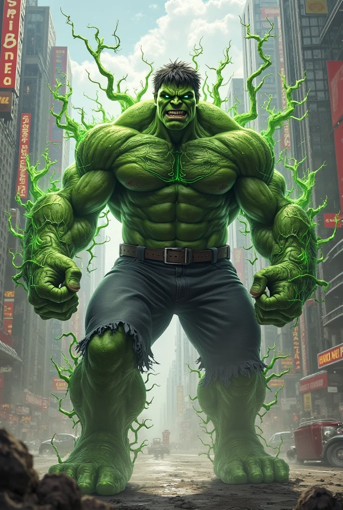 Spider man and Hulk combination