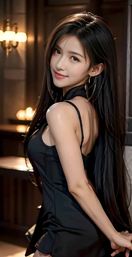 hair extensions、straight hair、brigh gold、Eyeshadow、fair skin、Night view