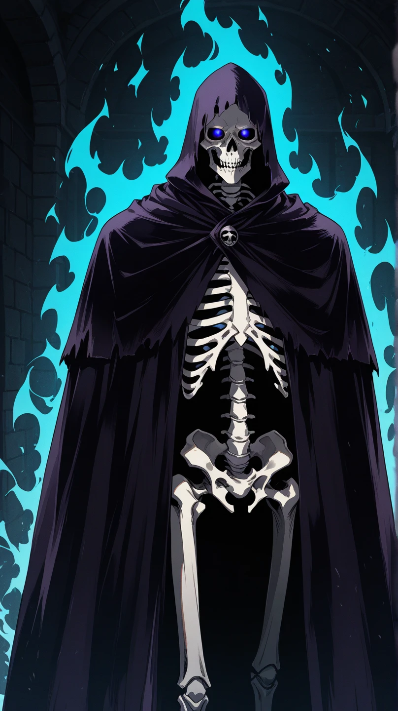 Skeleton chameleon sitting