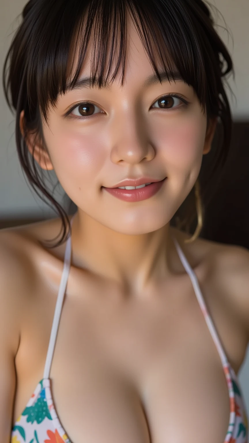 Highly detailed CG Unity 8k wallpaper, highest quality, masterpiece, (Realistic,Realistic,Photorealistic:1.37)、(((Realistic skin texture、Skin pores))),,Ultra-fine painting,Sharp focus,Physically Based Rendering,Extreme Detail,Professional,Bright colors,Random body shape、写真のようにRealistic, Highly detailed beautiful woman, Japanese、 18 ~ Random age up to 45,bikini、Vulgar、sexy、Sunburned skin、athlete)))、Random hairstyles for short hair and updos、Cleavage , (((Sweat))), Round eyes, Realistic female hands、Audience, blush, (smile), ((Tall and beautiful woman))、Lips parted, I took a full body picture、Random Pause、Random outdoor locations