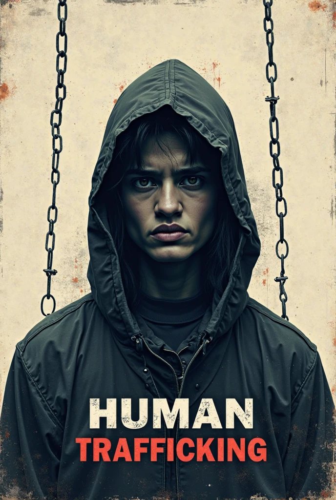 Poster of this phrase "Your life is not a commodity. Report trafficking, Don't be fooled."