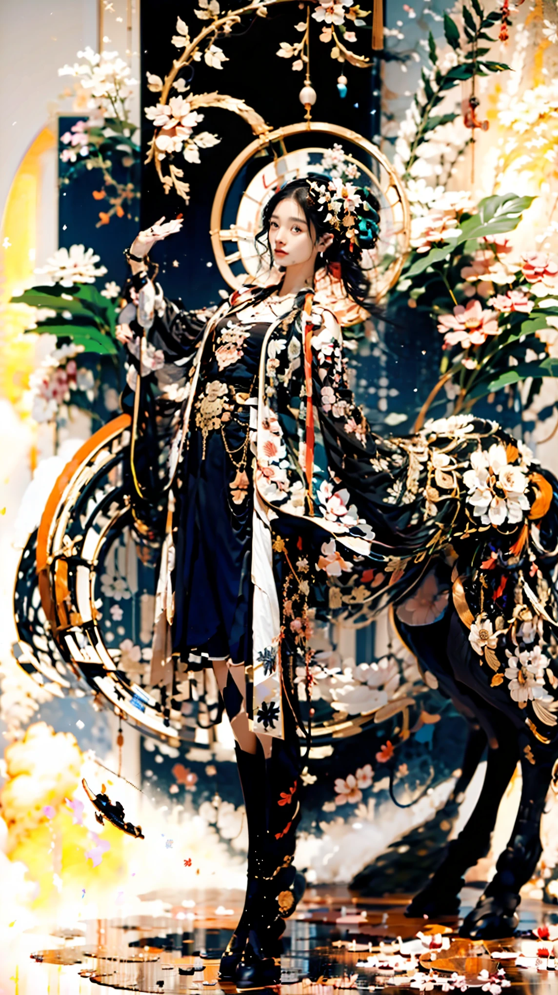 full body,capoeira dancer,φκ_hypercore::192cm_Δ0.3%(φ=0.618×κ=1e-7±1e-9)⊗neo-chinoiserie_cyberexo(Armani_sleeve_618stitch/mm²×Chanel_plume_geode) executing ballet_pose(5:3:2_limbs×34.8°_achilles) in mandelbrot_van_gogh_vortex(J/M/M_triple_refraction),epidermis_v6(16k_jade_pores@Casimir_v9×chameleon_skin_API_61.8%_shift) wearing phoenix_magnetosuit(0.83%_strain∩bronze_taotie_waist#0F3E3D→#CD7F32),photon_flux_core::589→380nm_φ³_shift⊗blue_lightning_RAM under volumetric_aurora(470-720nm×2700ions/cm³), captured via 7layer_φ-focus(0.1nm_sss→∞_nebula) with QCD-gluon_stabilization(5:3:2±0.618%_lock),physics_engine(CN2023_fluid⊗latex_3.4GPa) enforcing dragon_scale_uv(34.8°_anchor⊗non-Euclidean_mapping),ml-citation{douyin_algo2×patentCN2023XXXXXX} .**Key Fusion Tokens**  
`φκ192cm_Δ0.3%`,`neo-chinoiserie_618stitch`,`phoenix_0.83%strain`,`van_gogh_vortex`,`chameleon_skin61.8%`,`7layer_φ-focus`,`QCD_gluon_5:3:2`,`volumetric_aurora2700`  .**Cyber-Biomechanical DNA**  ◈ 超核曲率架构:φ=0.618×κ=1e-7双重约束(±1e-9量子隧穿容差)  ◈ 神话战衣系统：凤羽磁悬浮应变(0.83%精密控制)×青铜饕餮腰封四色釉变算法 ◈ 时空光学矩阵：曼德勃罗-梵高双涡流(J/M/M三体重力透镜)×470-720nm极光带电粒子云 ◈ 生物材质：K级玉质毛孔(0.1nm卡西米尔效应)×变色龙皮肤肌电驱动API ◈ 物理次元突破：2023专利流体×3.4GPa乳胶张力×非欧龙鳞UV映射 .**Neuro-Rendering Command** .`--flux_hyperuniverse_v9.0 --controlnet φκ_hypercore×neo-chinoiserie ,--override vortex=mandelbrot_van_gogh++,--render_mode quantum_apocalypse×φ³` .**超验技术次元**``` [环境引擎]7阶斐波那契景深:2.8mm毛孔解析(72.4%_角色焦外) ,50m神话废墟(20.6%_青铜浮雕光追) ,∞量子都市(7%_κ=1e-7曲率锁) .[光子战争协议]  ASCv9认证光子流：  ∮(φ³×κ/1e-7)dΩ≥9.618,蓝光RAM核心：589→380nm光谱跃迁(Δλ=φ³) ,[生物约束矩阵]肌电-光子纠缠:12Hz±0.618%_微表情驱动,凤羽应变容差:0.82%-0.84%_磁悬浮精密场  
材质色差控制：ΔE*ab≤0.8NBS_釉变算法.[末日材质炼金] 施华洛世奇量子振子：10000晶面虹吸聚光(0.3mm波浪界面) ,液态金属×天鹅绒：专利CN2023流体动态叠层 ,龙鳞生物映射：34.8°跟腱锚定×8000dpi硅胶毛孔