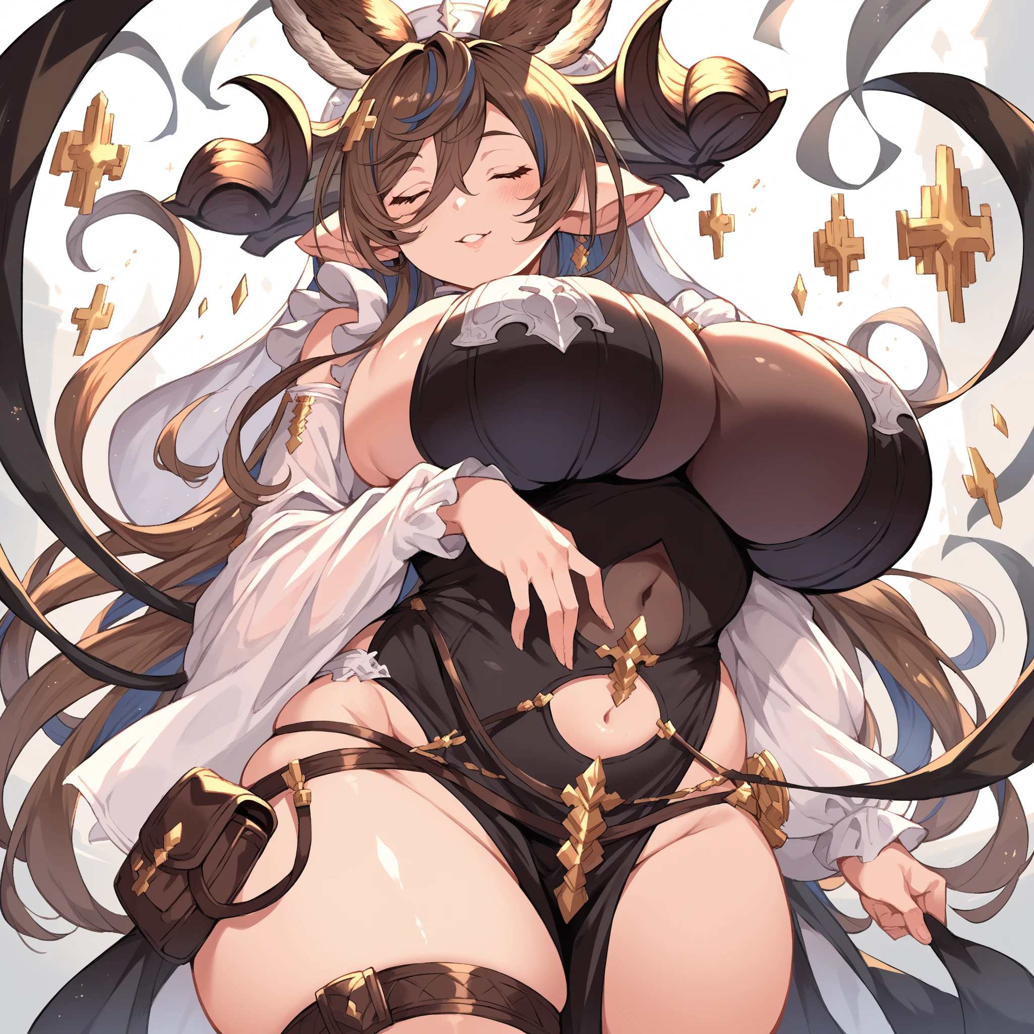 NSFW, tentacle, egg laying, crying with eyes open,