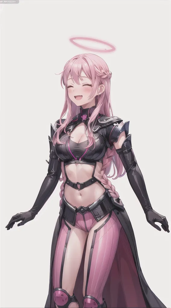 ((masterpiece,best quality)), absurdres,
<lora:Selena_ML:0.7>, Selena_ML, purple skin, 
solo,  smiling, smug, blushing, looking at viewer, cowboy shot,
cinematic composition, dynamic pose,