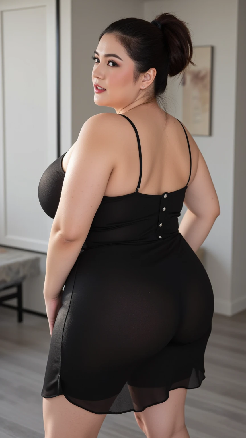 ((Best Quality, 8K, Masterpiece: 1.3)), Chubby woman smile ((best quality)), ((masterpiece)), (detailed), perfect face, USA woman fat in a dark-blue shirt and blue denim skirt walking down a street, thicc, she has a jiggly fat round belly, bbwchan, wearing tight sexy clothes, skinny waist and thick hips, widest hips, her belly is fat and round, soft curvy shape, hyperrealistic full figure, wearing a cute top, wide hips, cropped shoulders,Bare belly,(big assa:0.7),show legs,, thicc, beautiful thick female, beautiful curvy female,, Tall and tall,clear curvy details, curvy hourglass figure, alluring plus sized model, bbwchan, Voluptious body, Curvy model, Curvy body, Be red in the face, 1girll fat , a matural female, A MILF, the golden ratio,(Kpop idol),(Oil skin:1.2),(Oil skin:1.1) background High quality, HD, realistic, HDR. mountain refuge in grey stone, blends into the panoramic view of the mountain, spring landscape (green and flowery), edelweiss, lake, stream that winds, sunset, cool breeze. welcome mountaineers and hikers.