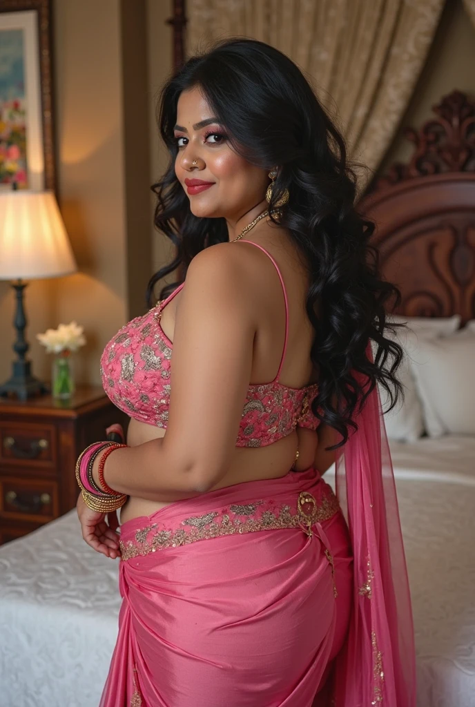 Beautiful plus size Indian girl.