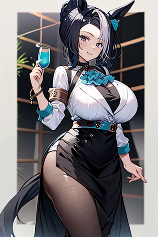 (fantasy:1.5),(anime,8k,masterpiece, top quality, best quality,beautiful and aesthetic:1.2,professional illustrasion:1.1,ultra detail:1.3,perfect lighting),extremely detailed,highest detailed,incredibly absurdres , highres, ultra detailed,intricate:1.6,(Alchemy Workshop:1.4),A girl mixing,Medicine in many small bottles,holding small potion,colorful:1.4,zentangle,(1girl),(girl),(Three kingdoms female warload),(highly detailed beautiful face and eyes,firm breasts),oily skin,((black,hair,short bob with short pony tail hair)),thin pubic hair,cute,lovely,34 years old,alchemist costume,Merchant's Clothing,smile,in the kitchen,smile,seductive weak smiling,(with sparkling eyes and a contagious smile),open mouth, Looking at Viewer,