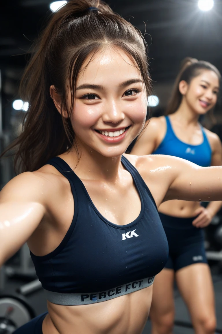 kickboxing, women, urban, gym, exercise, copyright free, group